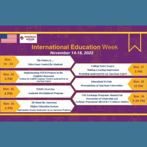 Săptămâna Internațională a Educației – International Education Week