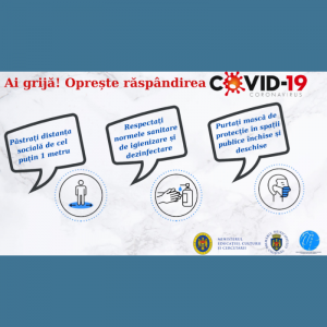 Ai grijă! Oprește răspândirea COVID-19